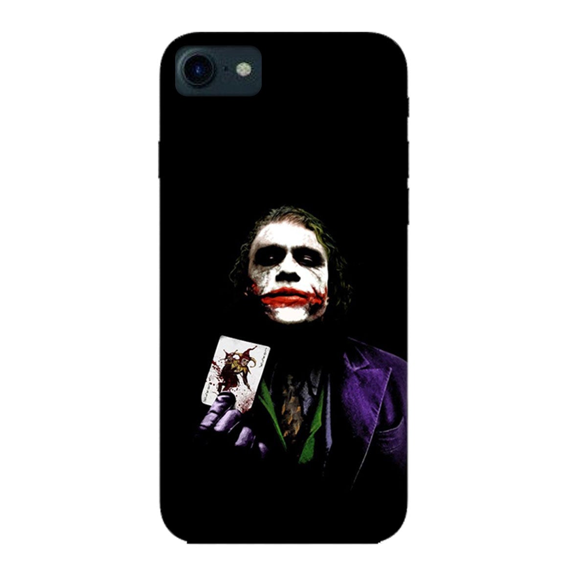 The Joker with Card - Mobile Phone Cover - Hard Case