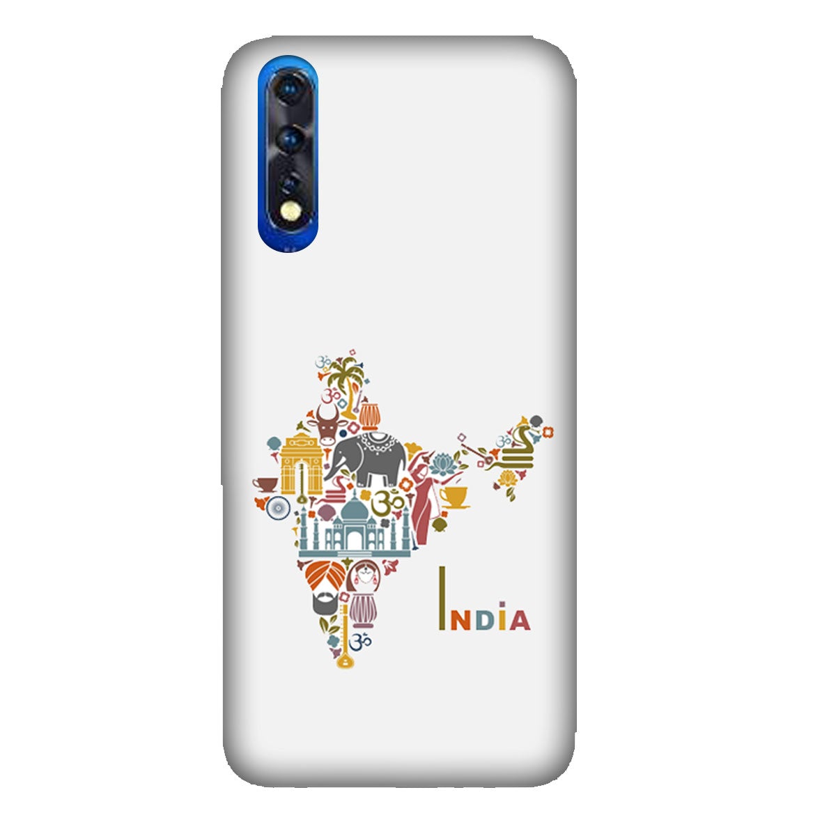 Incredible India - Mobile Phone Cover - Hard Case - Vivo