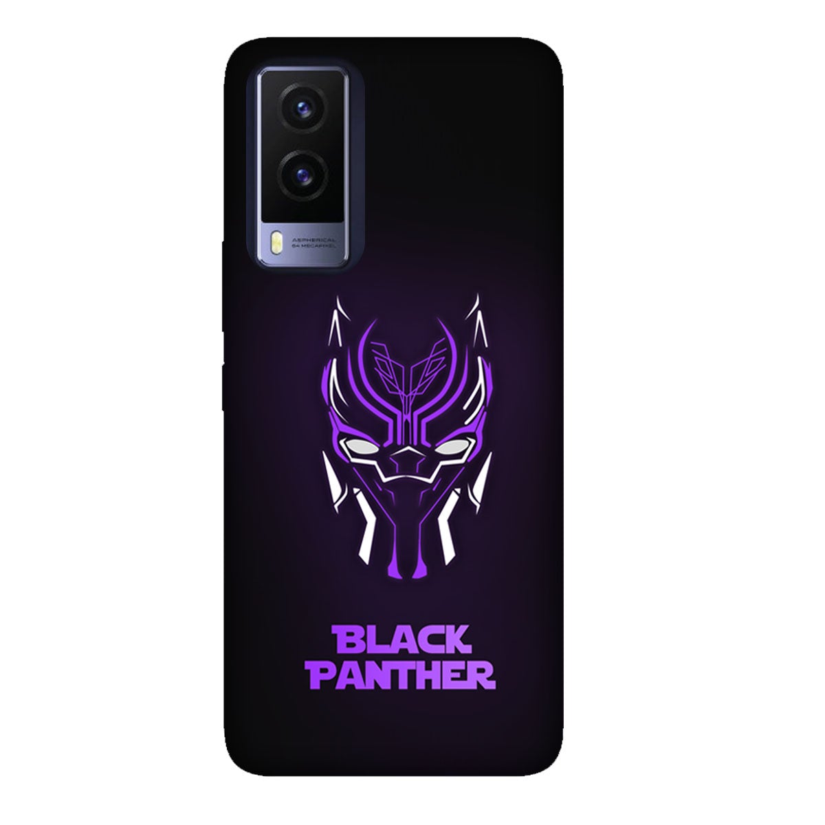 Black Panther - Purple - Mobile Phone Cover - Hard Case - Vivo