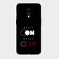 Music On World Off - Mobile Phone Cover - Hard Case - OnePlus