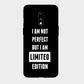 Not Perfect - Mobile Phone Cover - Hard Case - OnePlus