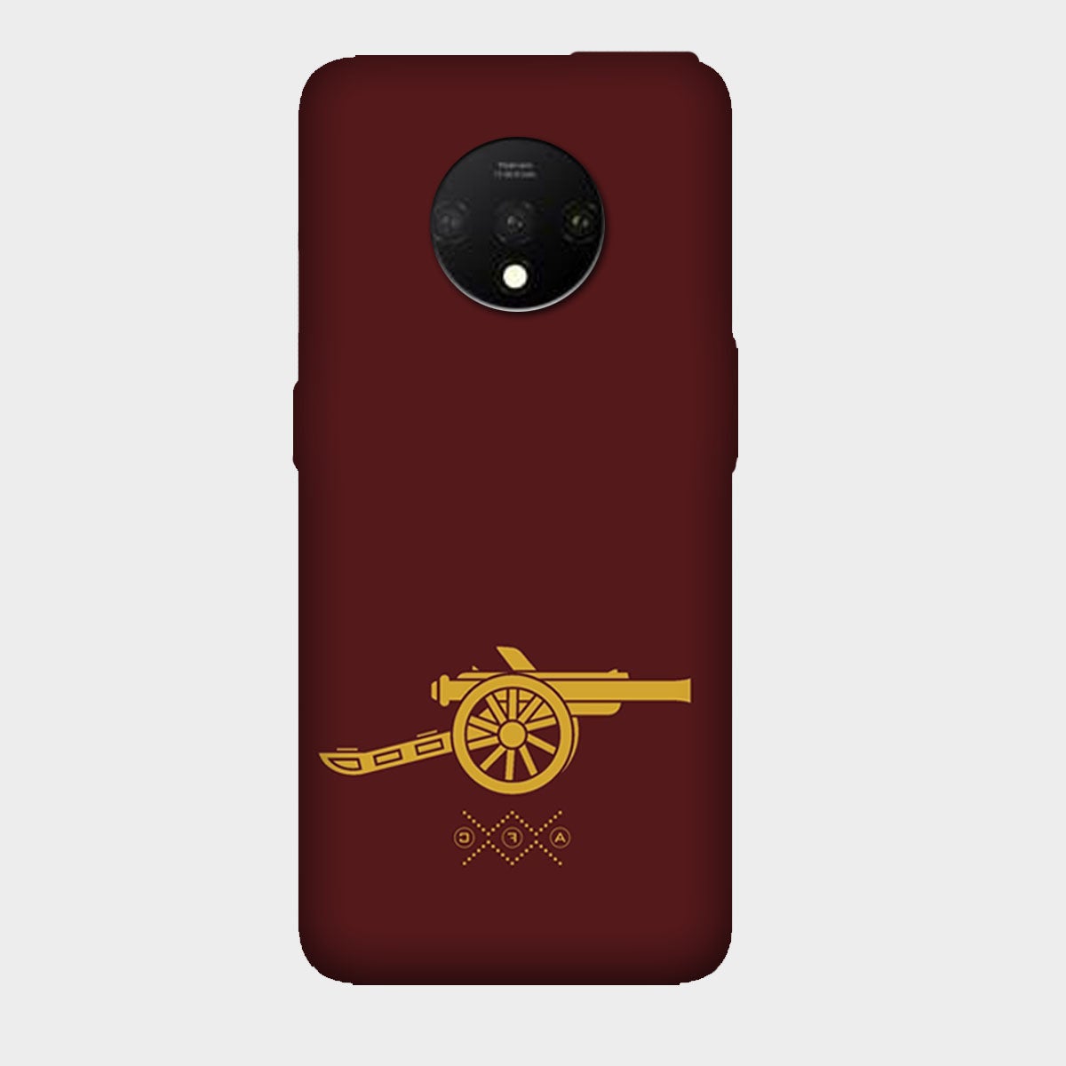 Arsenal - Gunner- Maroon - Mobile Phone Cover - Hard Case - OnePlus