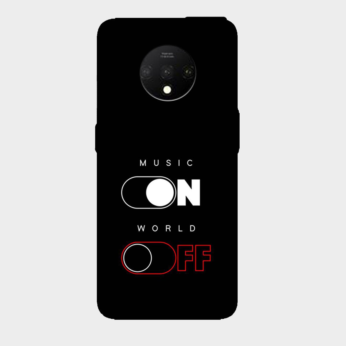 Music On World Off - Mobile Phone Cover - Hard Case - OnePlus