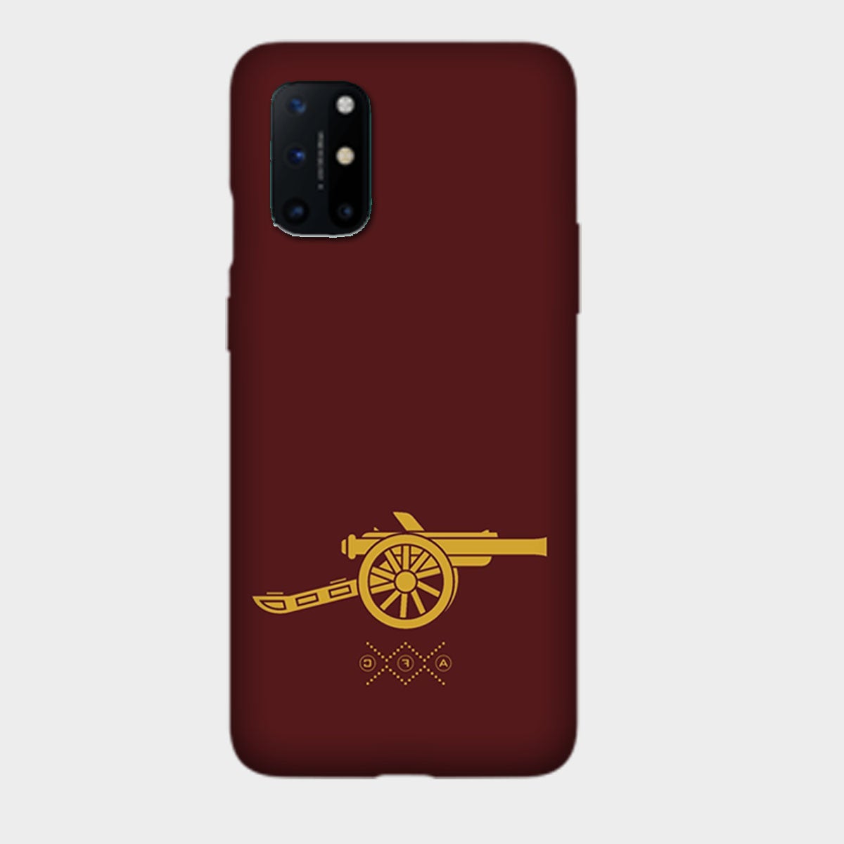 Arsenal - Gunner- Maroon - Mobile Phone Cover - Hard Case - OnePlus