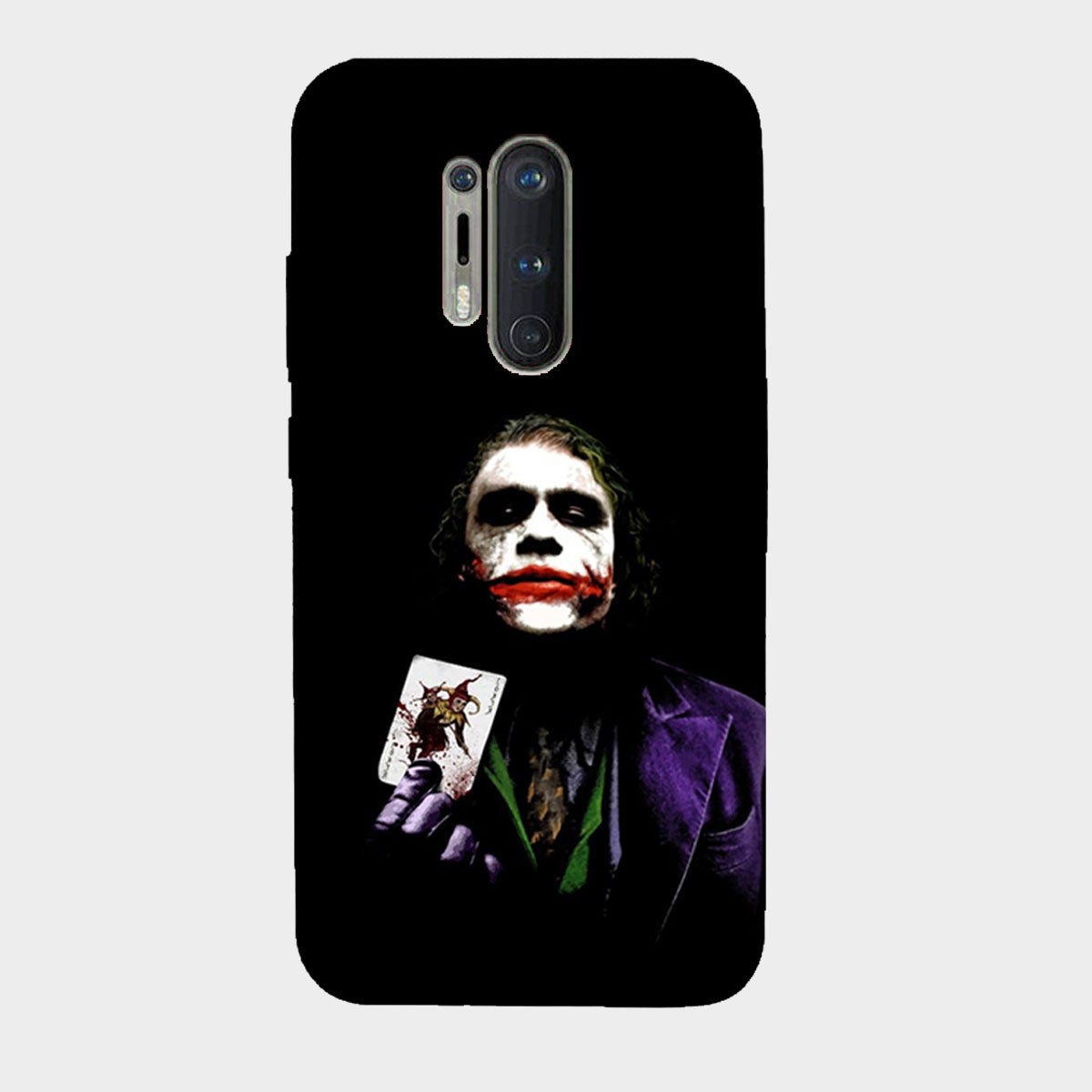 The Joker with Card - Mobile Phone Cover - Hard Case - OnePlus