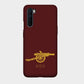 Arsenal - Gunner- Maroon - Mobile Phone Cover - Hard Case - OnePlus