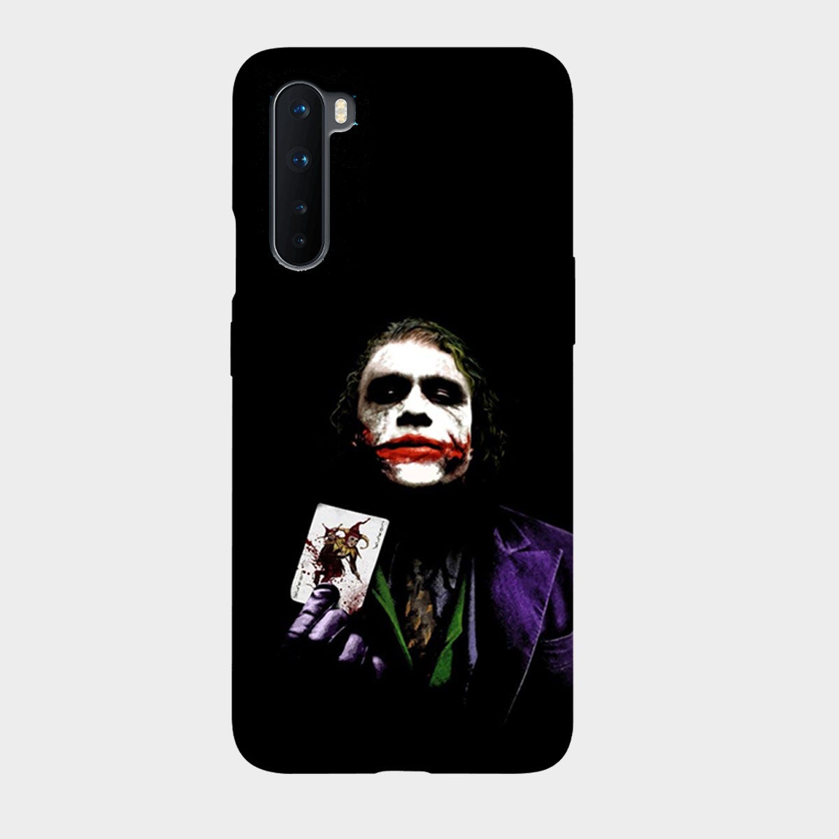 The Joker with Card - Mobile Phone Cover - Hard Case - OnePlus