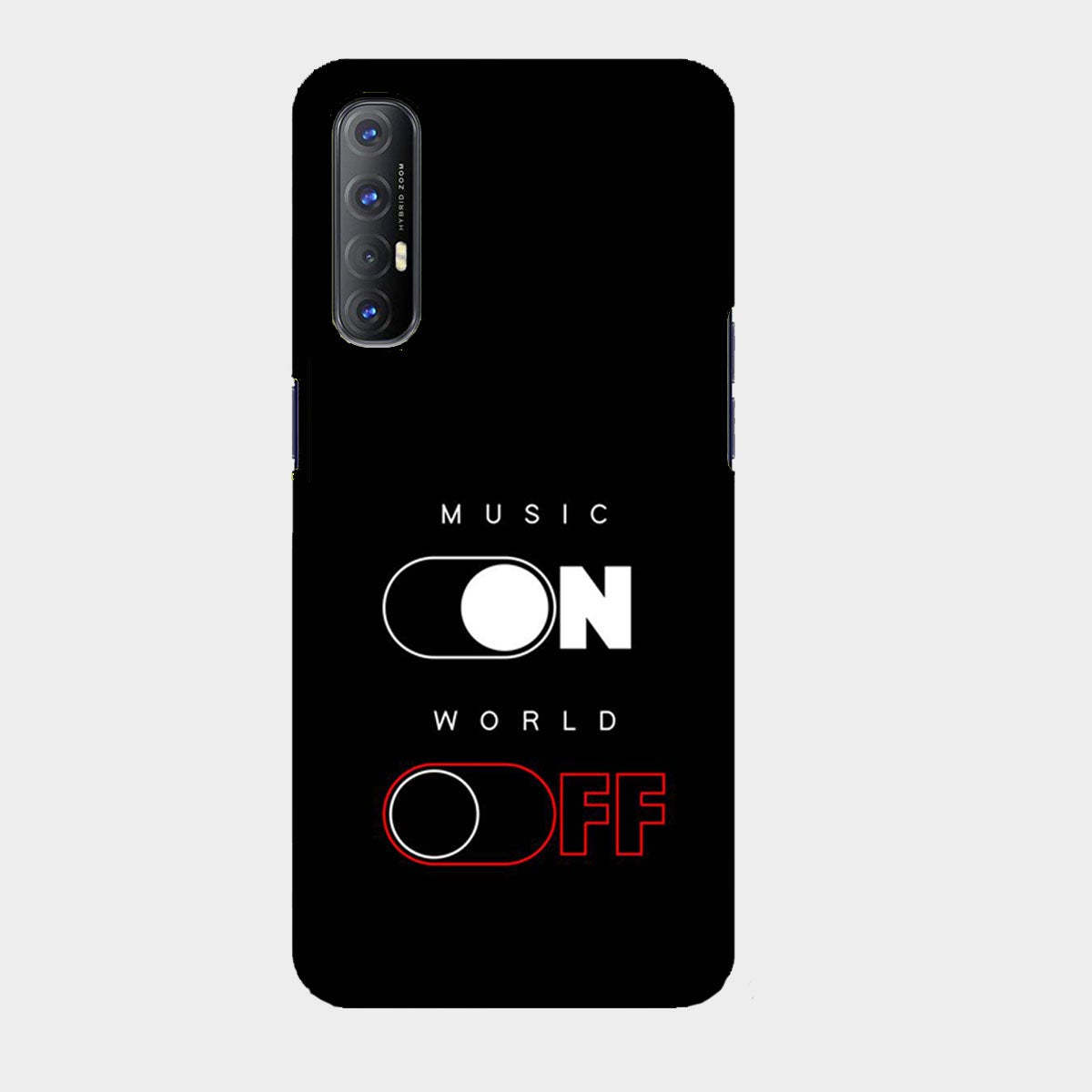 Music On World Off - Mobile Phone Cover - Hard Case