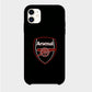 Arsenal - Black - Mobile Phone Cover - Hard Case