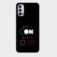 Music On World Off - Mobile Phone Cover - Hard Case