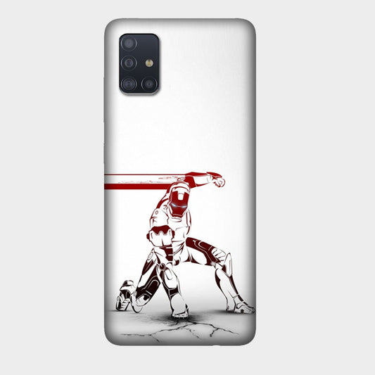 Iron Man - Red & White - Punch - Mobile Phone Cover - Hard Case - Samsung - Samsung