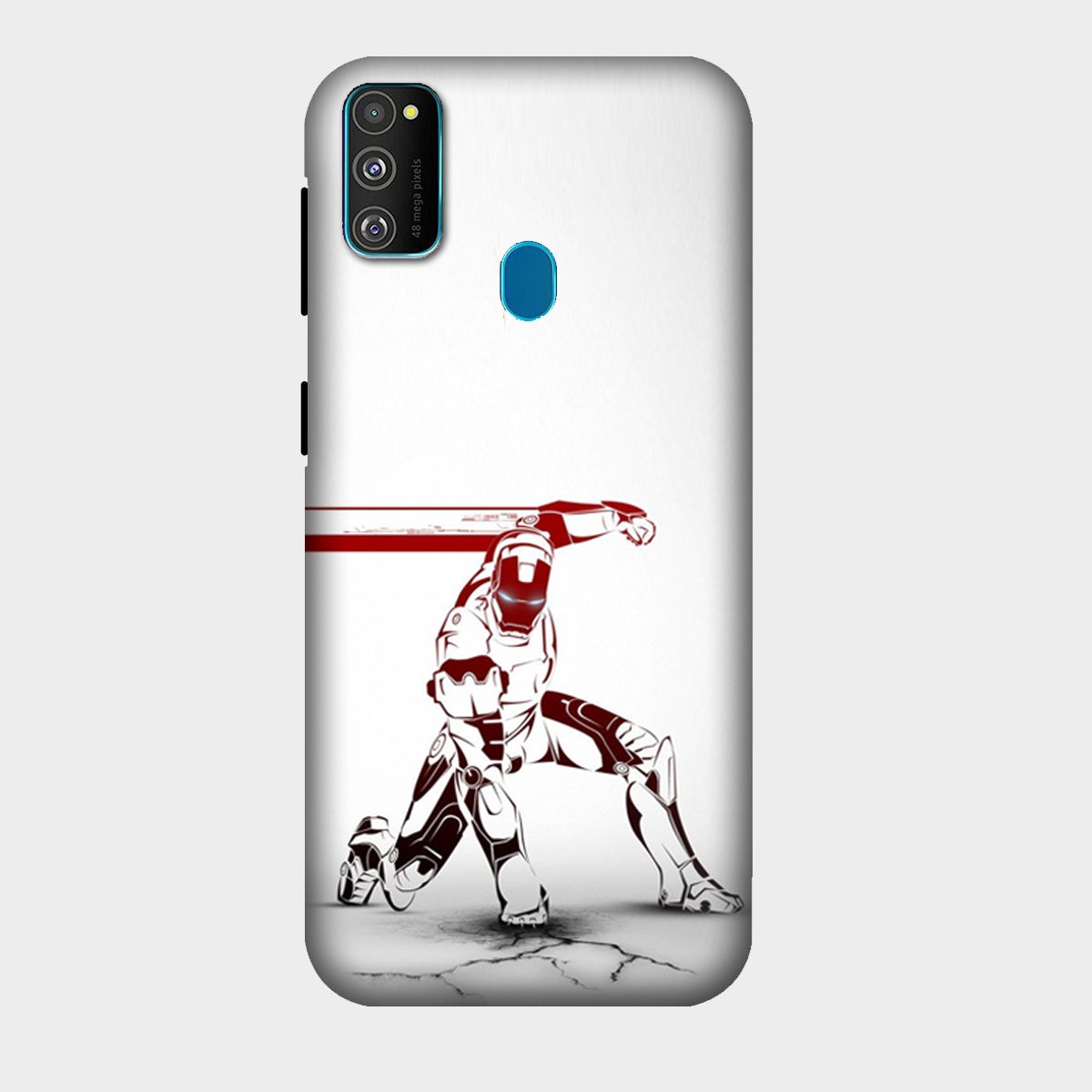 Iron Man - Red & White - Punch - Mobile Phone Cover - Hard Case - Samsung - Samsung