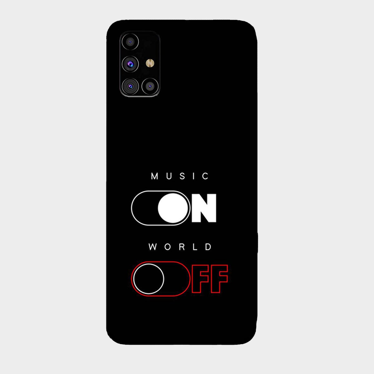 Music On World Off - Mobile Phone Cover - Hard Case - Samsung - Samsung