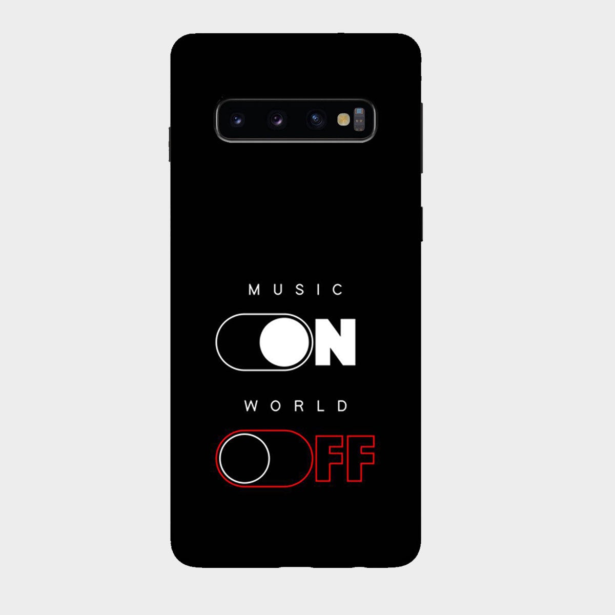 Music On World Off - Mobile Phone Cover - Hard Case - Samsung - Samsung