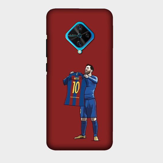 Lionel Messi - Barcelona - Shirt Celebration - Mobile Phone Cover - Hard Case - Vivo