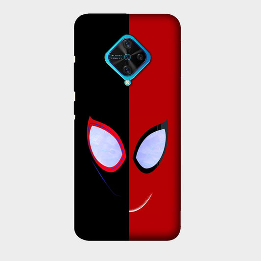 Spider Man - Black & Red - Mobile Phone Cover - Hard Case - Vivo