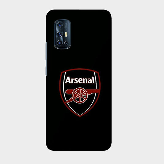 Arsenal - Black - Mobile Phone Cover - Hard Case - Vivo