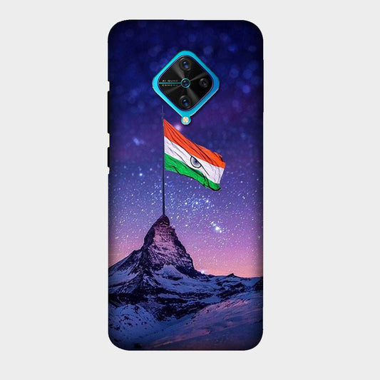 India Flag - Hoisted High - Mobile Phone Cover - Hard Case - Vivo