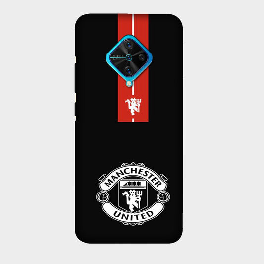 Manchester United Black - Mobile Phone Cover - Hard Case - Vivo