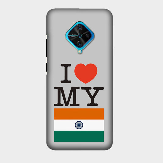 I Love My India - Mobile Phone Cover - Hard Case - Vivo