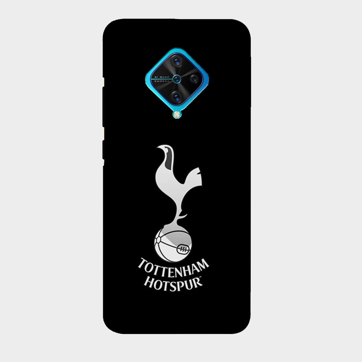 Tottenham Hotspurs - Black - Mobile Phone Cover - Hard Case - Vivo