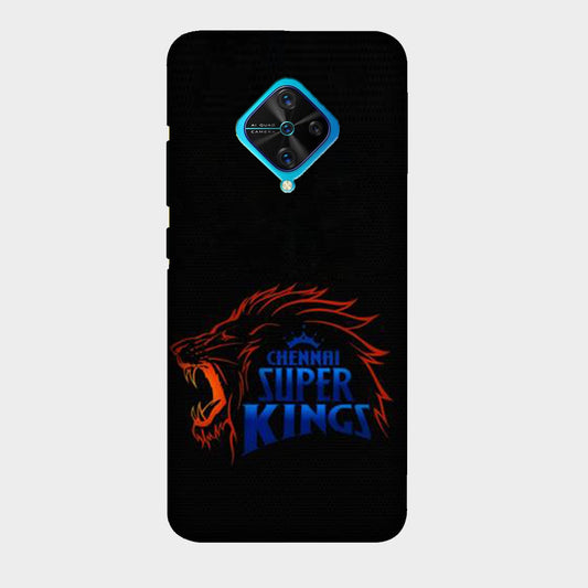 Chennai Super Kings - Black - Mobile Phone Cover - Hard Case - Vivo