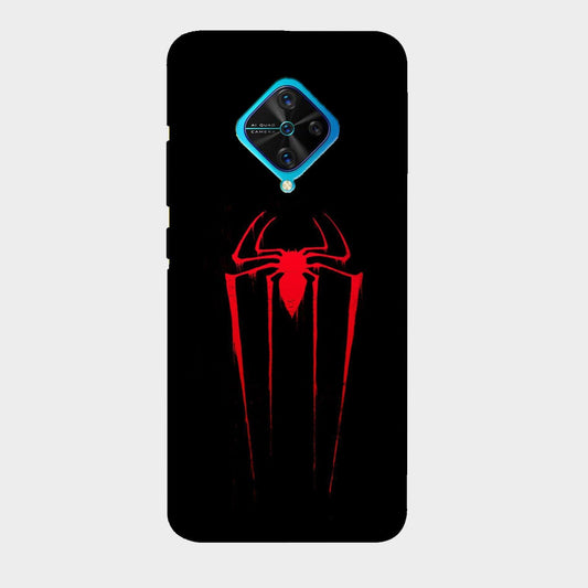 Spider Man - Black - Mobile Phone Cover - Hard Case - Vivo