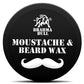 1 Moustache & Beard Wax & 1 Beard Comb - Brahma Bull - Men's Grooming