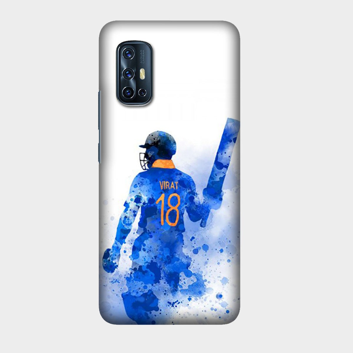 Virat Kohli - Team India - Mobile Phone Cover - Hard Case - Vivo