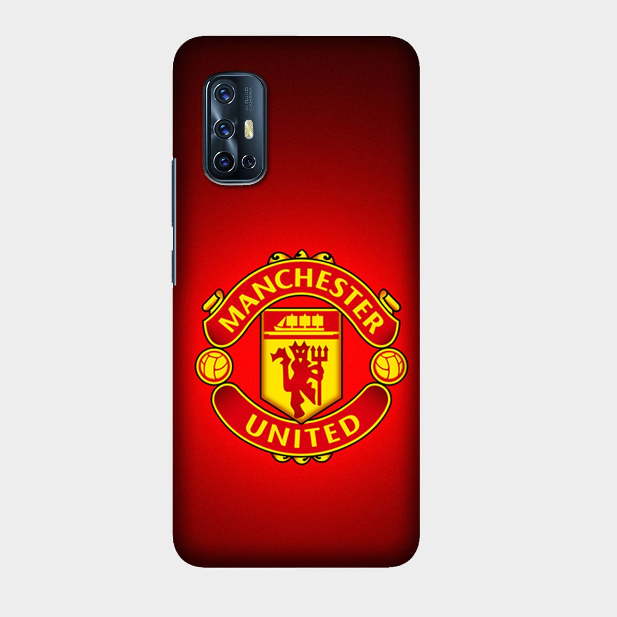 Manchester United Red - Mobile Phone Cover - Hard Case - Vivo