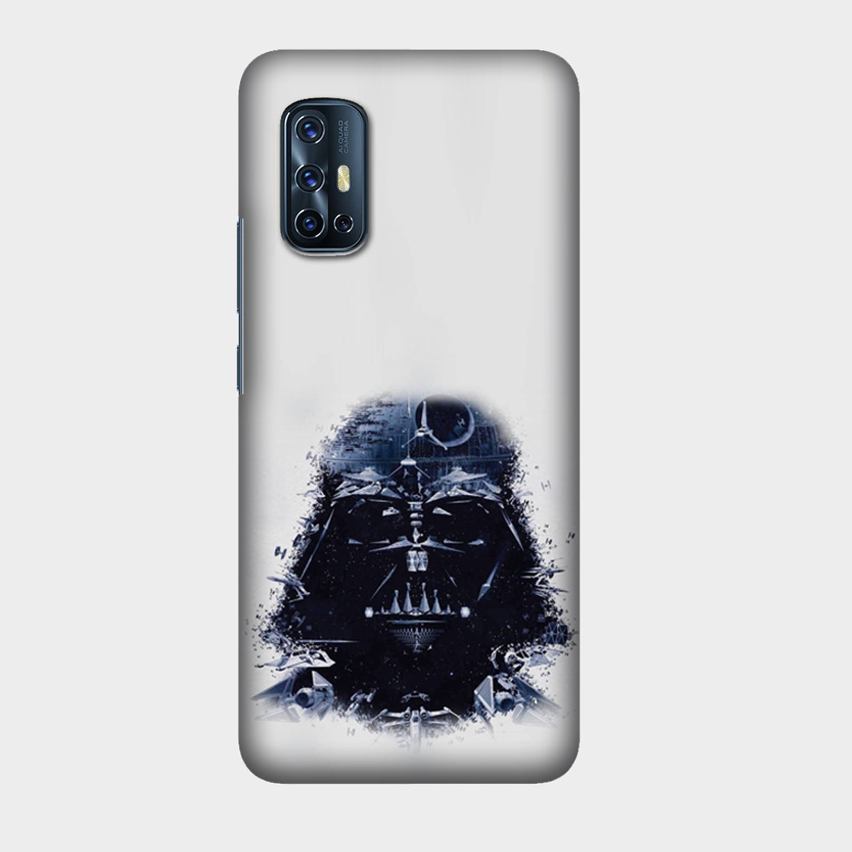 Star Wars - Darth Vader - White - Mobile Phone Cover - Hard Case - Vivo