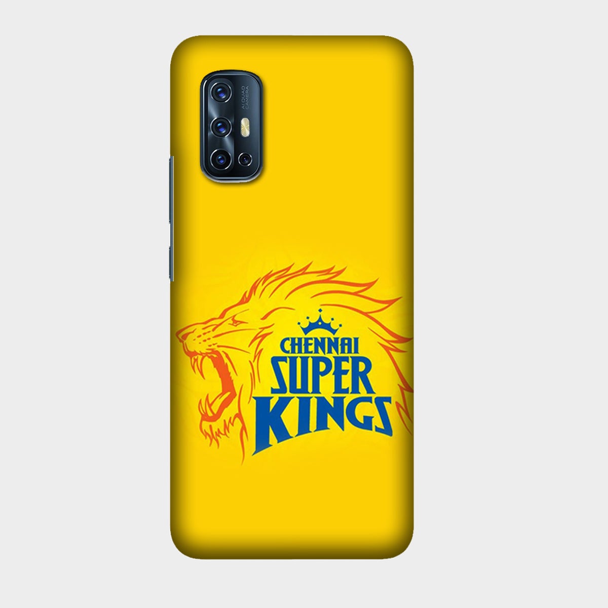 Chennai Super Kings - Yellow - Mobile Phone Cover - Hard Case - Vivo