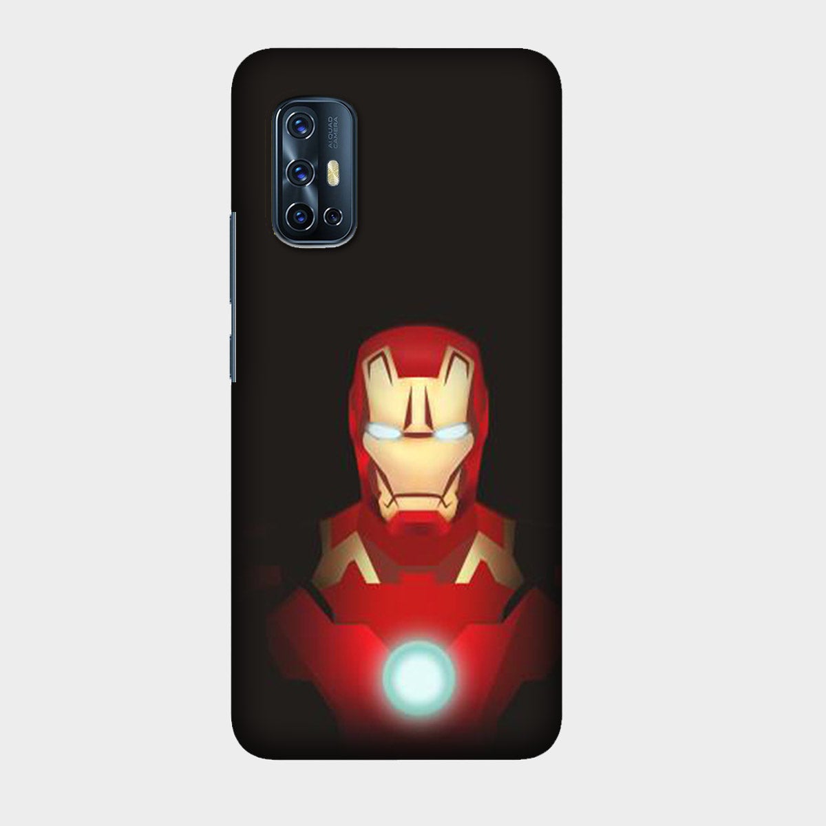 Iron Man - Black - Mobile Phone Cover - Hard Case - Vivo