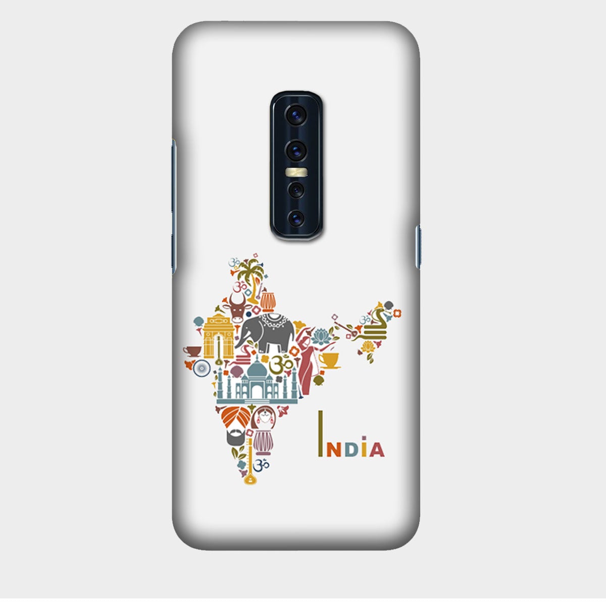 Incredible India - Mobile Phone Cover - Hard Case - Vivo