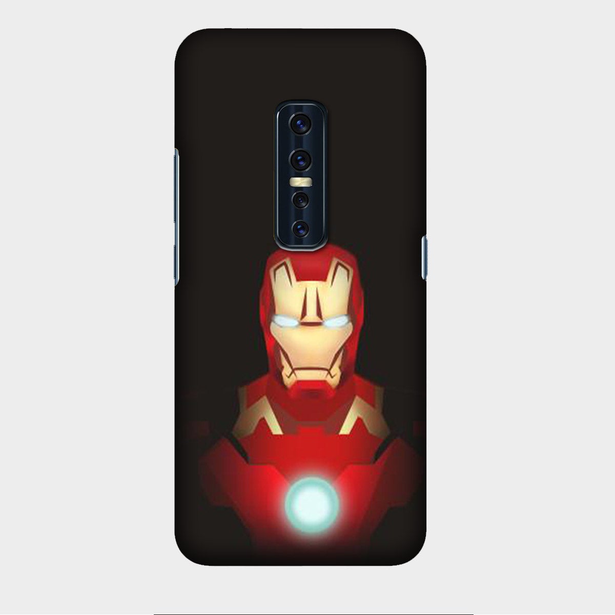 Iron Man - Black - Mobile Phone Cover - Hard Case - Vivo