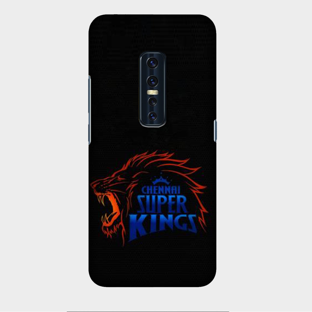 Chennai Super Kings - Black - Mobile Phone Cover - Hard Case - Vivo