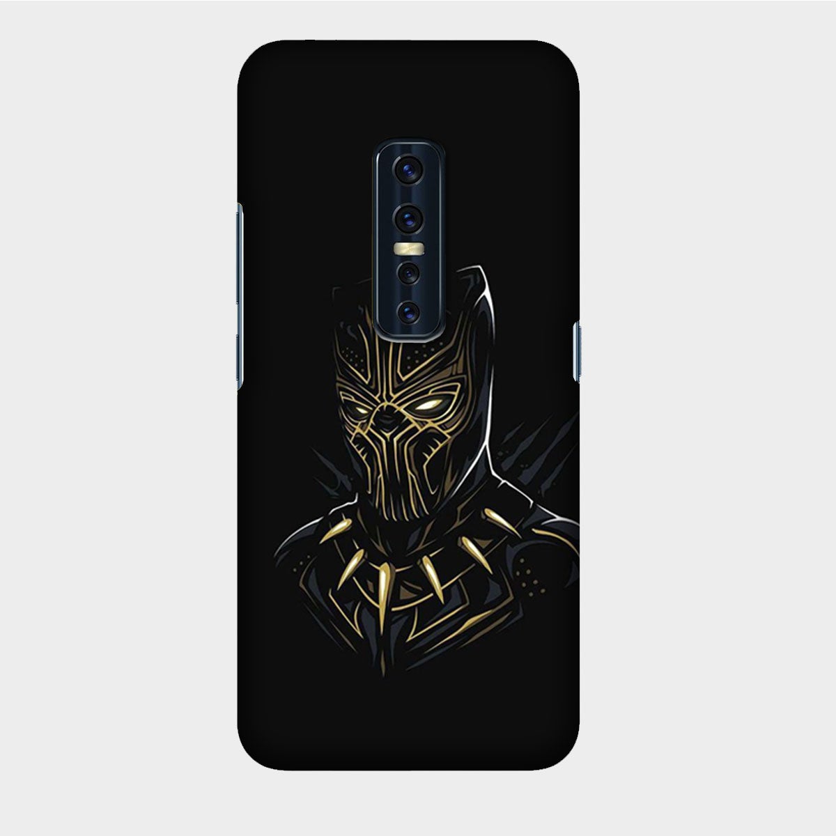 Black Panther - Golden & Black - Mobile Phone Cover - Hard Case - Vivo
