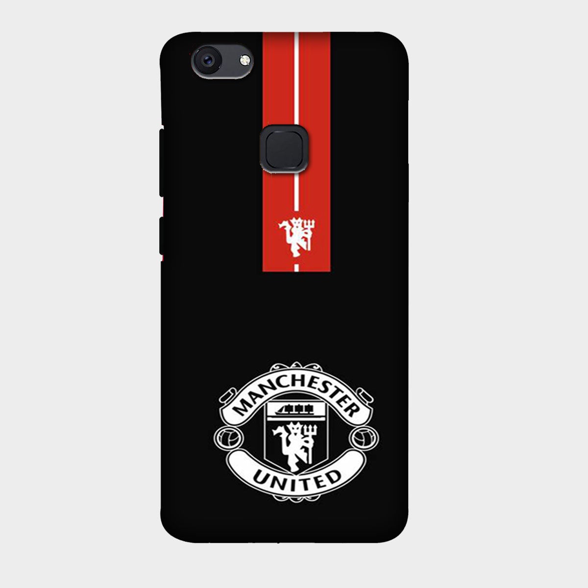 Manchester United Black - Mobile Phone Cover - Hard Case - Vivo