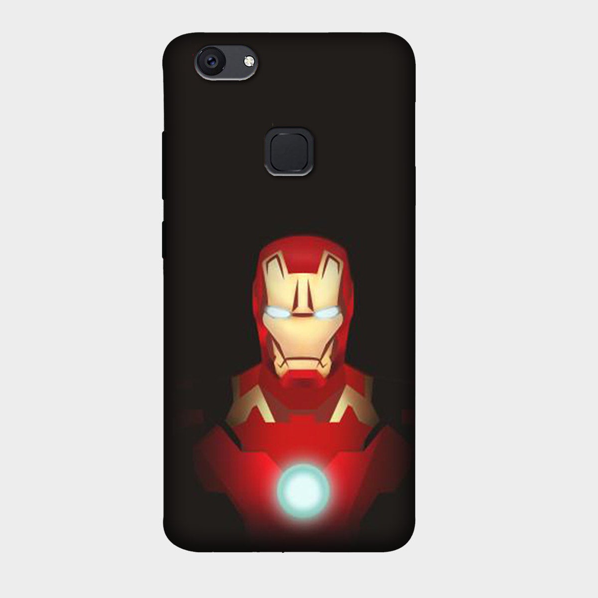 Iron Man - Black - Mobile Phone Cover - Hard Case - Vivo