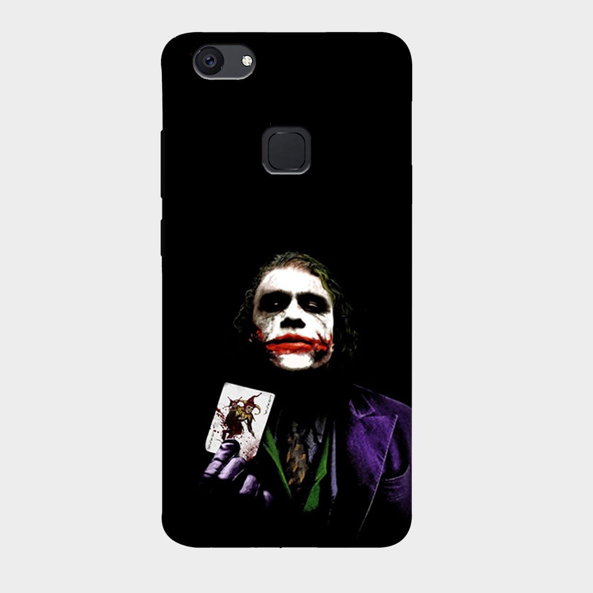 The Joker with Card - Mobile Phone Cover - Hard Case - Vivo