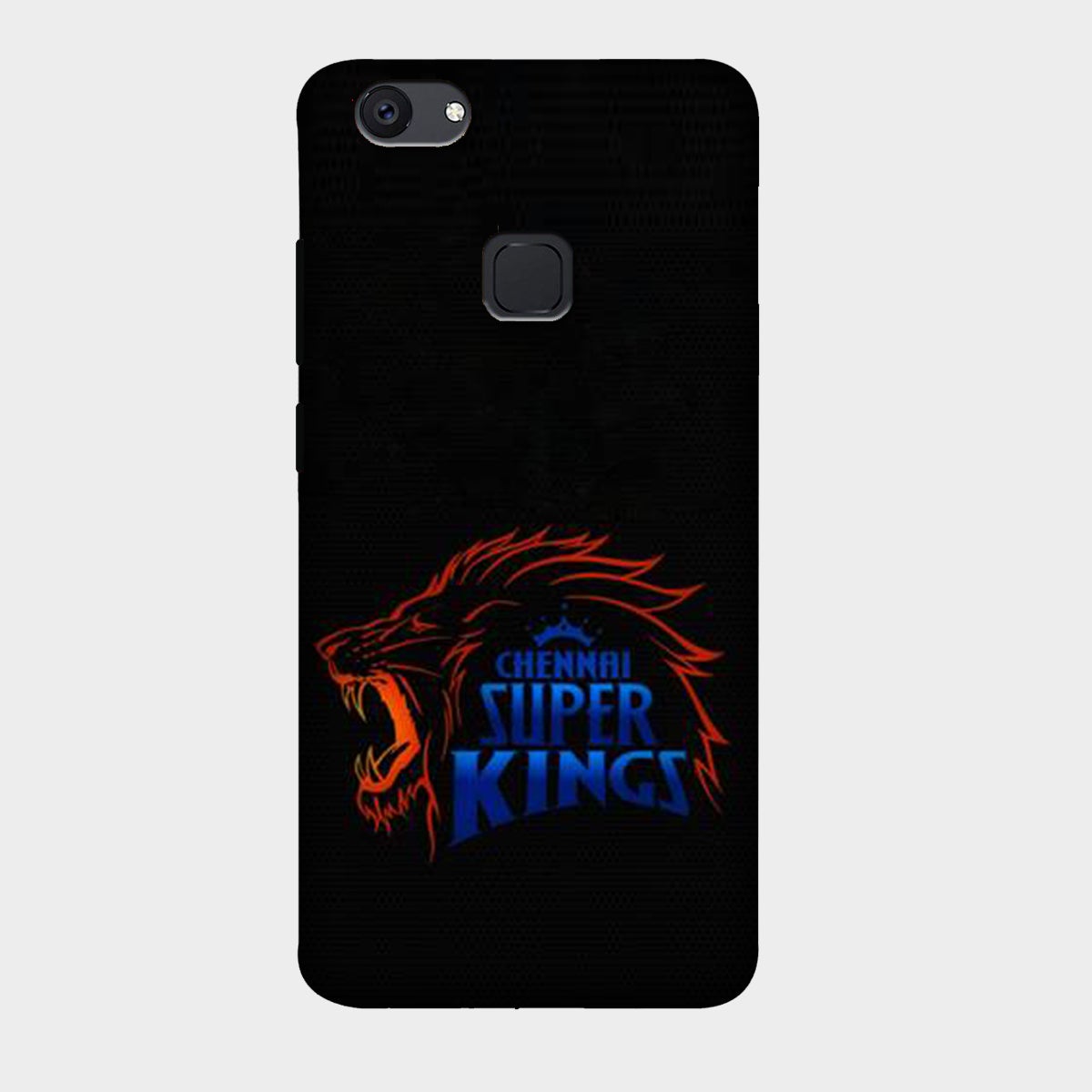 Chennai Super Kings - Black - Mobile Phone Cover - Hard Case - Vivo