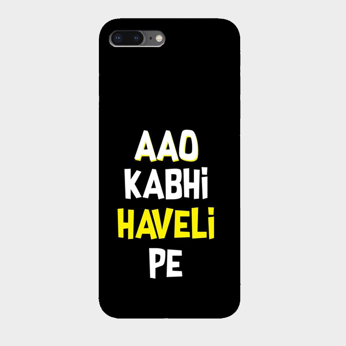 Aao Kabhi Haveli Par - Mobile Phone Cover - Hard Case  - Apple