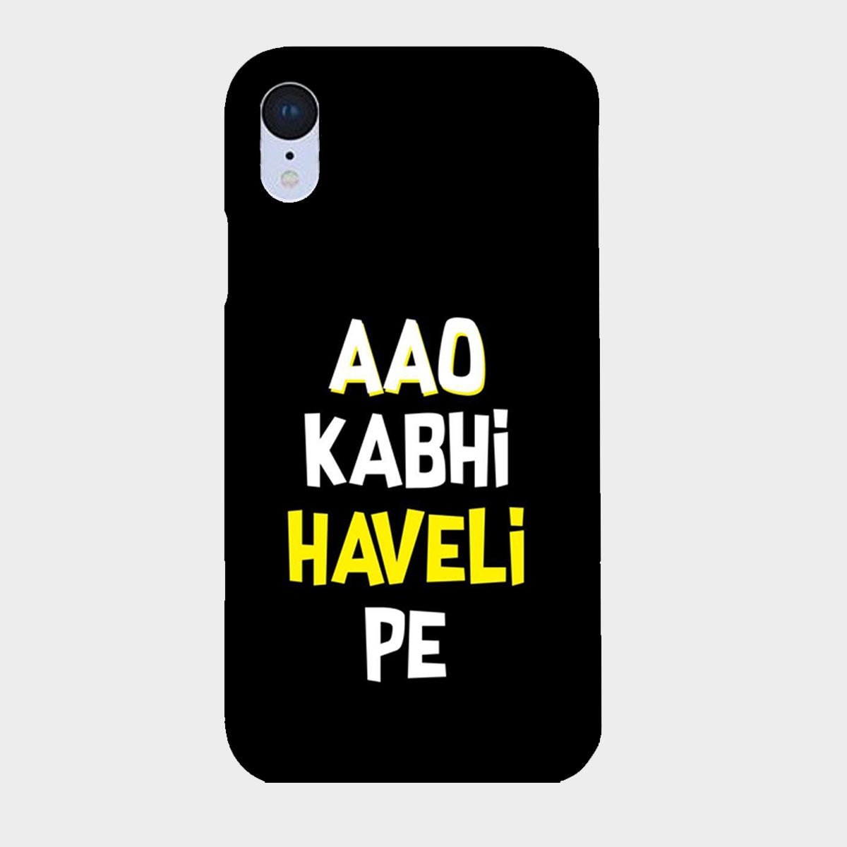 Aao Kabhi Haveli Par - Mobile Phone Cover - Hard Case  - Apple