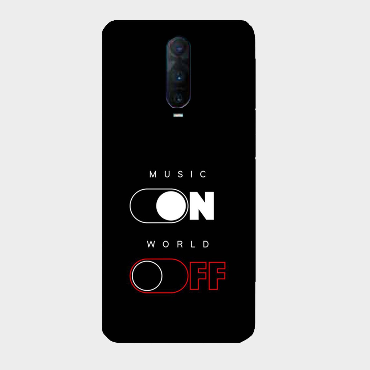 Music On World Off - Mobile Phone Cover - Hard Case