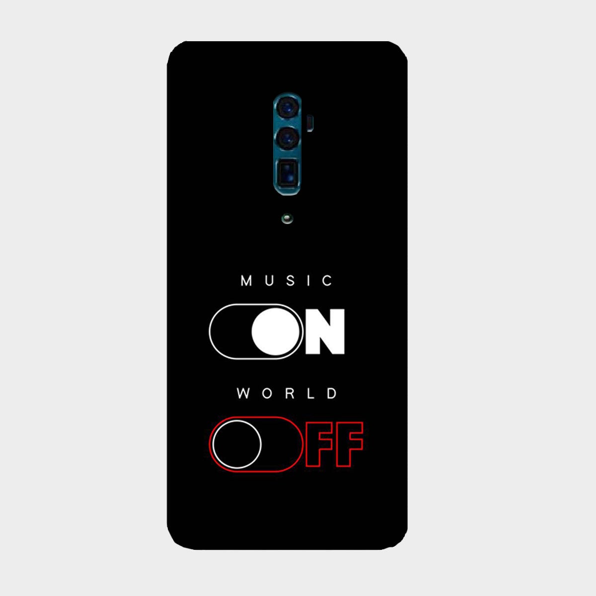 Music On World Off - Mobile Phone Cover - Hard Case