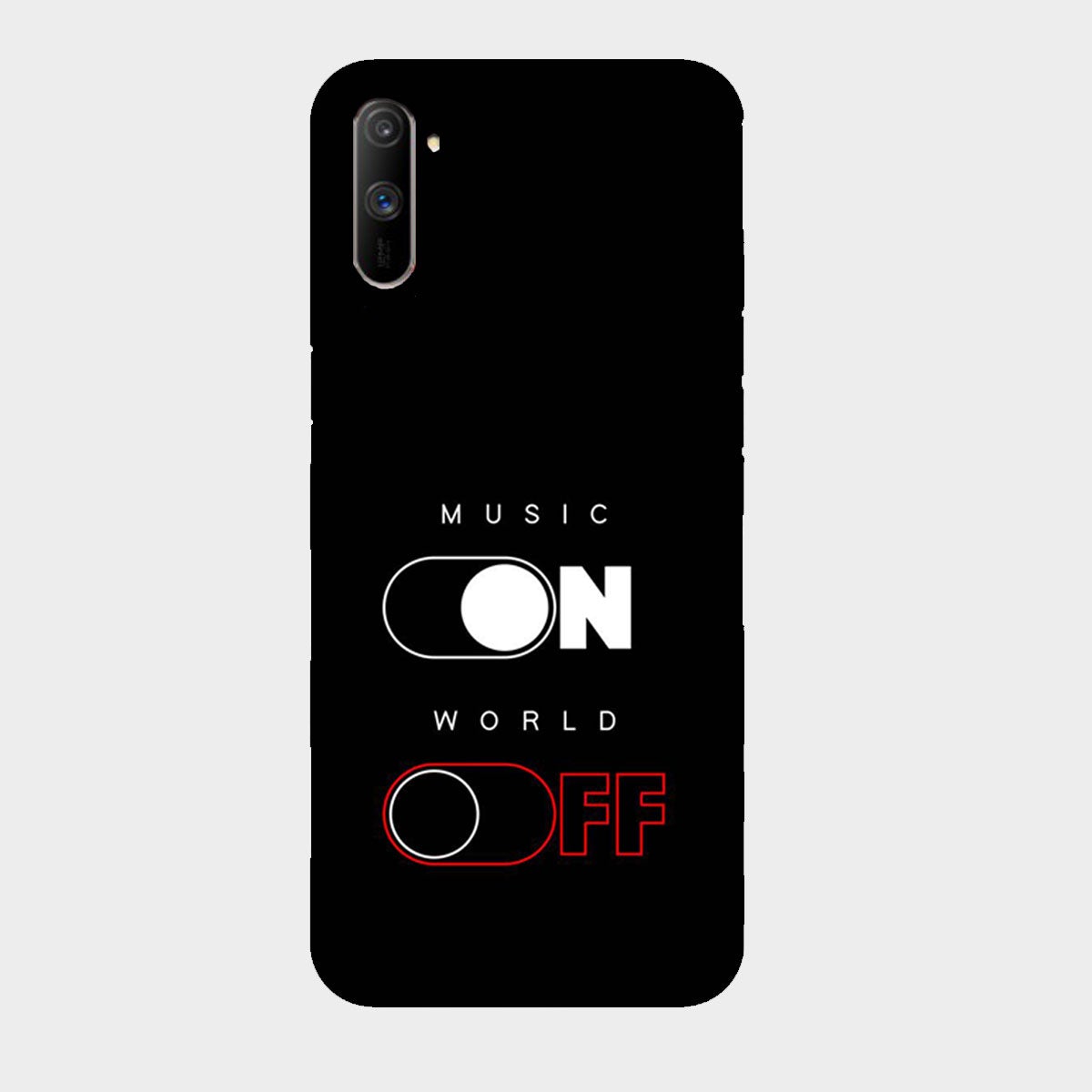 Music On World Off - Mobile Phone Cover - Hard Case