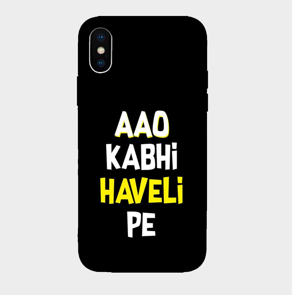 Aao Kabhi Haveli Par - Mobile Phone Cover - Hard Case  - Apple