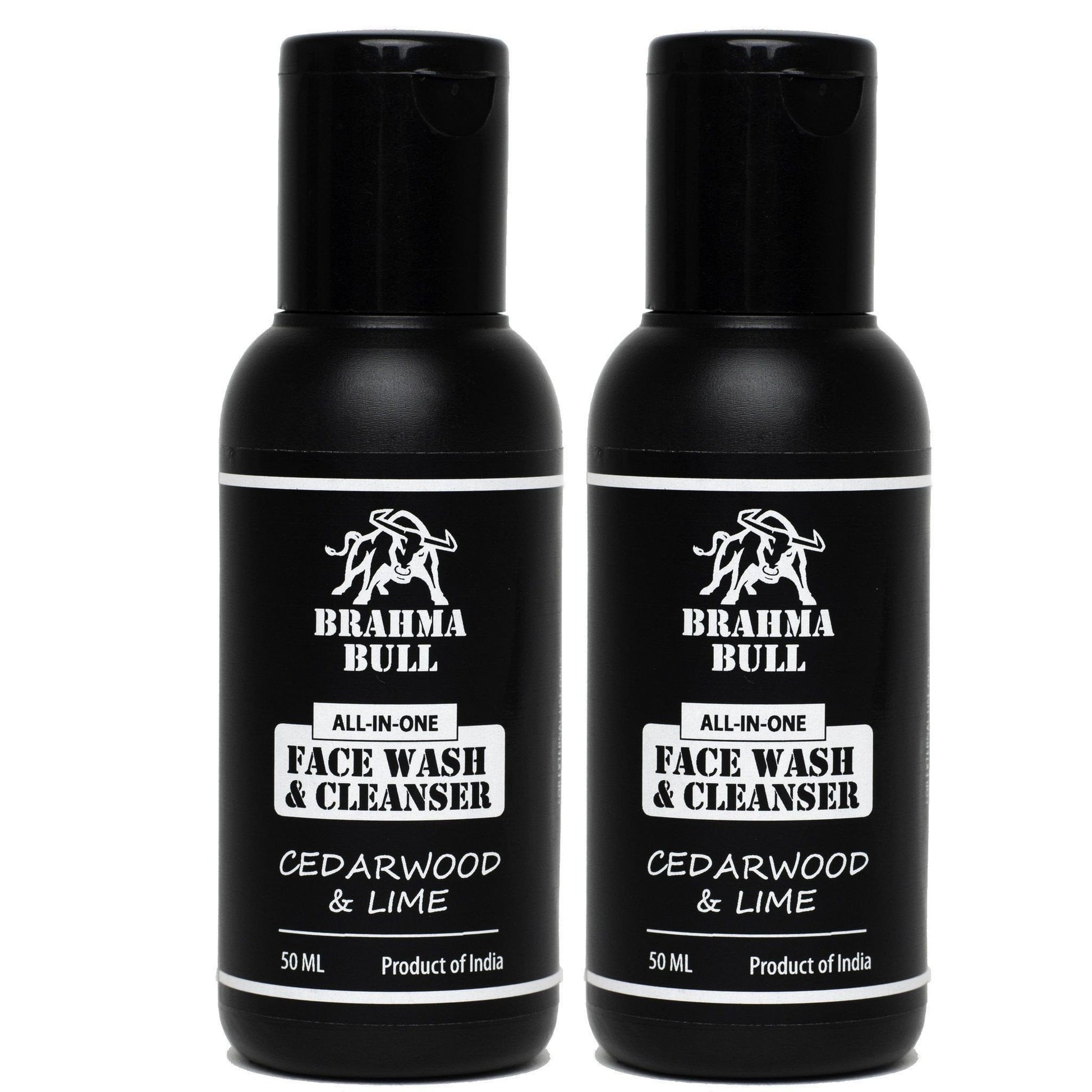 Face Wash & Cleanser (Pack of 2) - Brahma Bull - Men's Grooming
