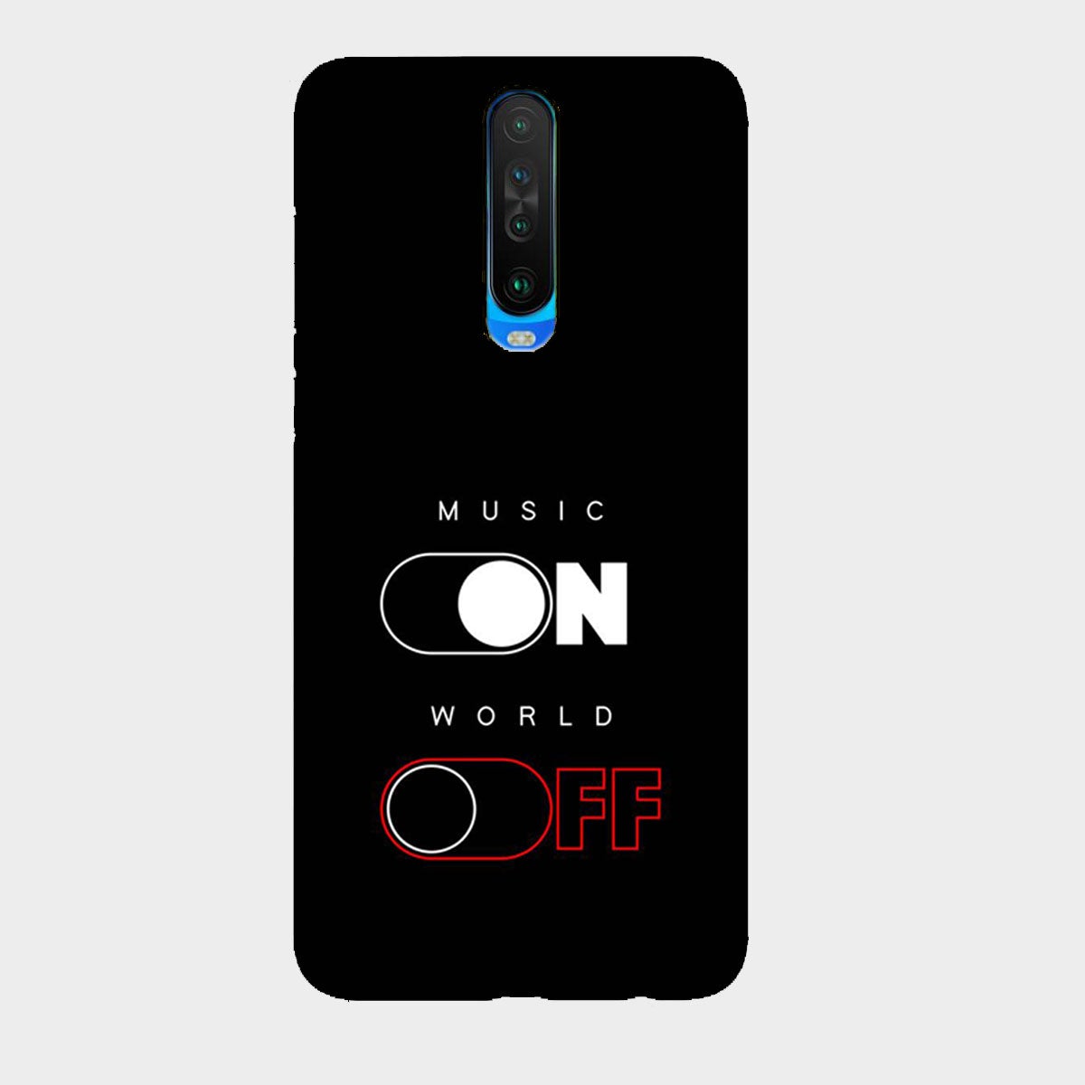 Music On World Off - Mobile Phone Cover - Hard Case