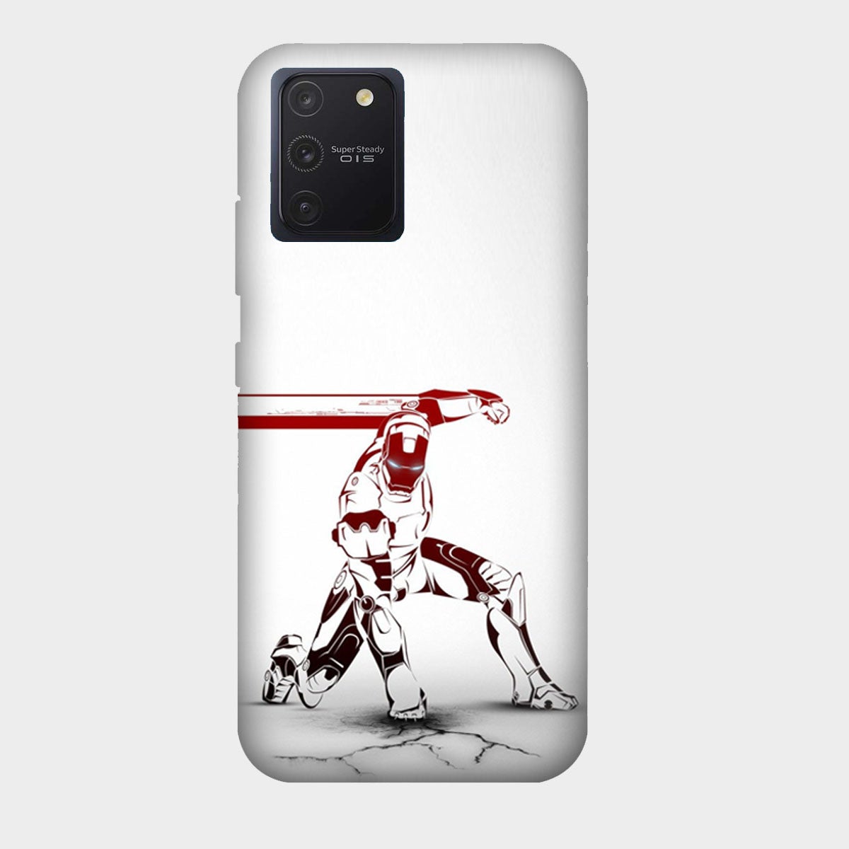 Iron Man - Red & White - Punch - Mobile Phone Cover - Hard Case - Samsung - Samsung